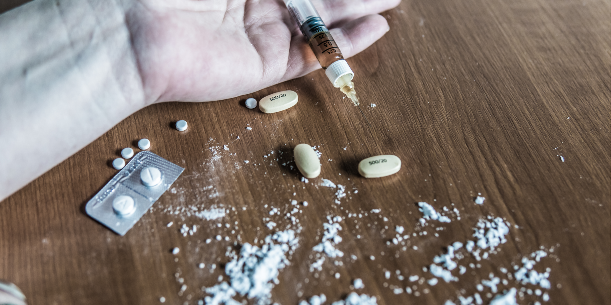 A person using a fentanyl
