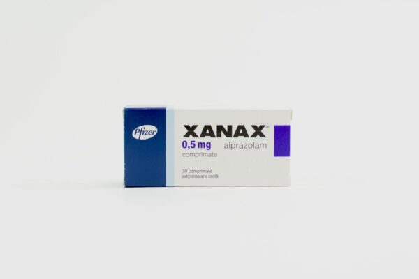 Box of .5mg Xanax pills