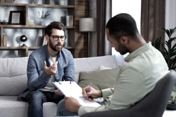 A Guy Talking To A Psychologist