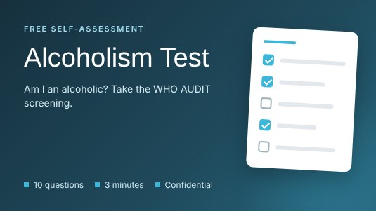 Am I an alcoholic? Take the WHO AUDIT screening